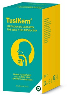 Kern Pharma lanza Tusikern® 20 sobres para la irritación de garganta