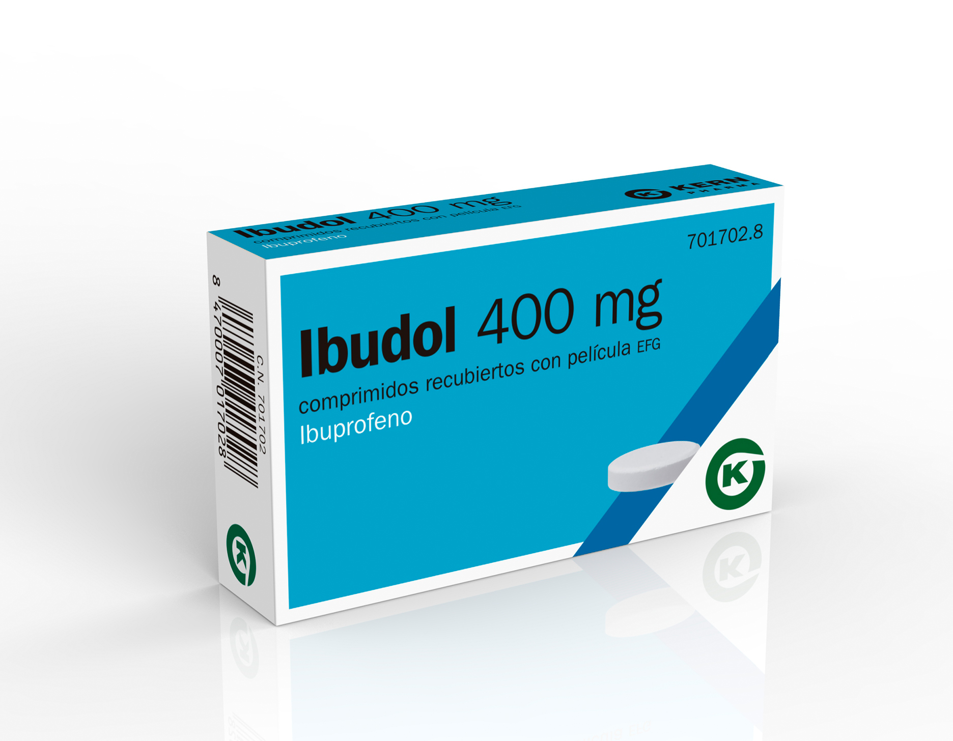 Kern Pharma Amplía Su Gama De Ibuprofeno Con Ibudol 400mg Comprimidos