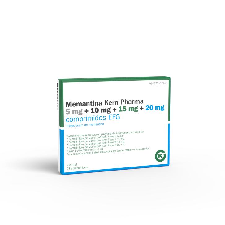 Memantina Kern Pharma 5 mg + 10 mg + 15 mg + 20 mg