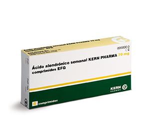 Ác. Alendrónico semanal Kern Pharma EFG 70 mg, 4 compr.