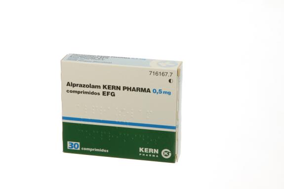 Alprazolam Kern Pharma EFG 0,5 mg, 30 compr.