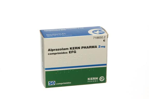 Alprazolam Kern Pharma EFG 2 mg, 50 compr.