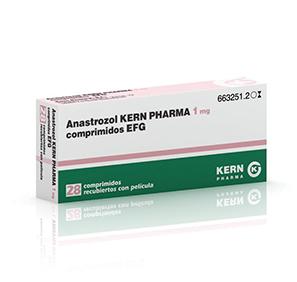 Anastrozol Kern Pharma EFG 1 mg, 28 compr. recub.