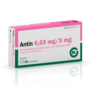Antin  EFG 0,03 mg-3 mg, 21 compr. recub.