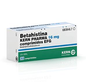 Betahistina Kern Pharma EFG 16 mg, 30 compr.