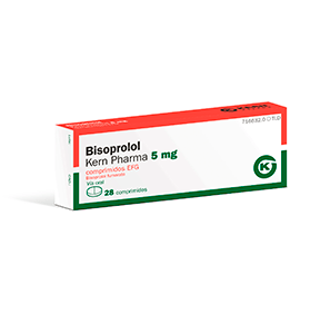 Bisoprolol Kern Pharma 5 mg, 28 compr.28 compr.