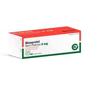 Bisoprolol Kern Pharma 5 mg, 60 compr.