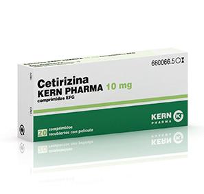 Cetirizina Kern Pharma EFG 10 mg, 20 compr. recub.