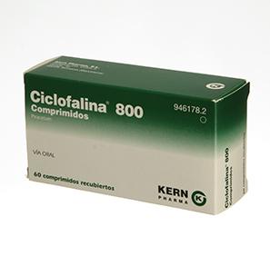 Ciclofalina 800 mg, 60 compr. recub.