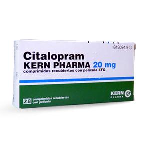 Citalopram Kern Pharma EFG 20 mg, 28 compr. recub.