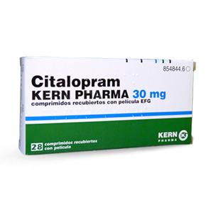 Citalopram Kern Pharma EFG 30 mg, 28 compr. recub.