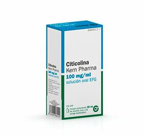 Citicolina Kern Pharma EFG 100 mg/ml, frasco 30 ml
