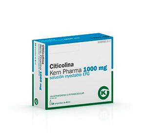 Citicolina Kern Pharma EFG 1000 mg, 10 amp. 4 ml
