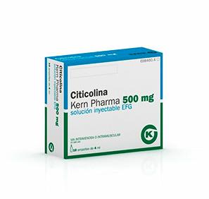 Citicolina Kern Pharma EFG 500 mg, 10 amp. 4 ml
