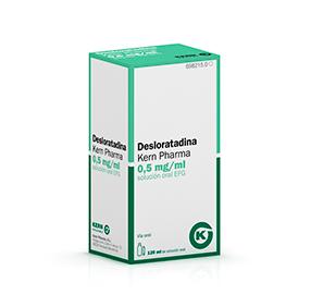 Desloratadina Kern Pharma EFG 0,5 mg/ml, 120 ml. sol. oral