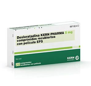 Desloratadina Kern Pharma EFG 5 mg, 20 compr.