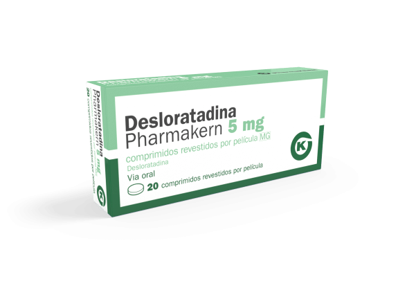 Desloratadina Pharmakern 5 mg, 20 Comprimidos
