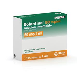 Dolantina 50 mg/ml, 10 amp. 1ml,  sol. inyec