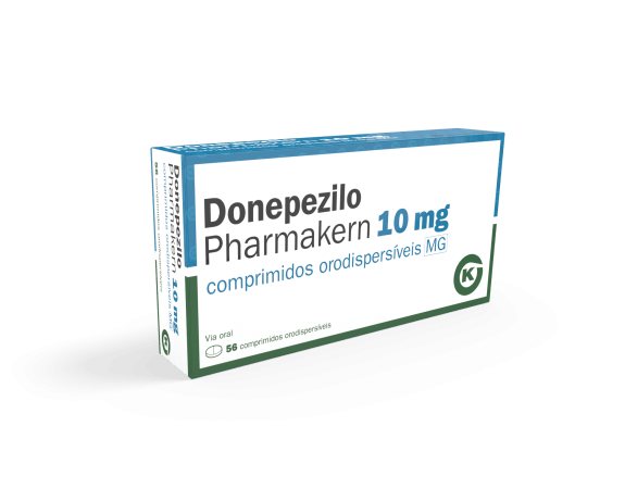Donepezilo Pharmakern 10 mg, 56 Compr. orodispersível