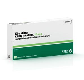 Ebastina Kern Pharma EFG 10 mg, 20 compr. buco.