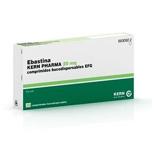 Ebastina Kern Pharma EFG 20 mg, 20 compr. buco.