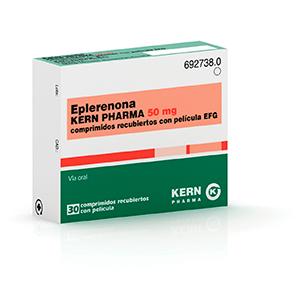Eplerenona Kern Pharma EFG 50 mg, 30 compr. recub.