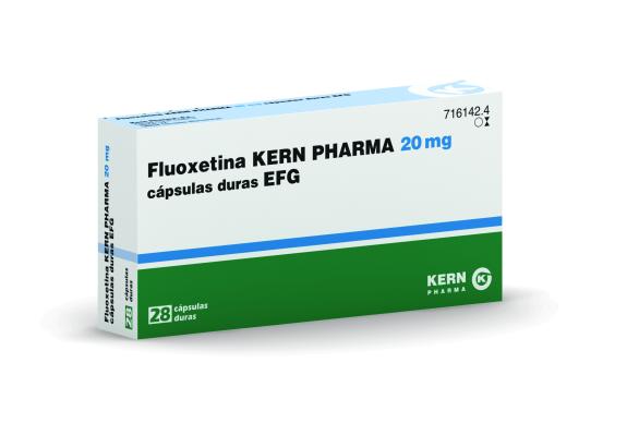 Fluoxetina Kern Pharma EFG 20 mg, 28 cáps.