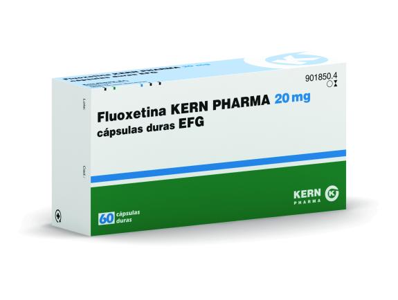 Fluoxetina Kern Pharma EFG 20 mg, 60 cáps.