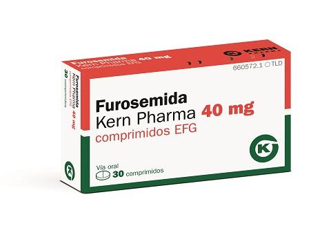 Furosemida Kern Pharma EFG 40 mg, 30 compr