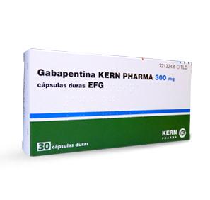 Gabapentina Kern Pharma EFG 300 mg, 30 cáps.