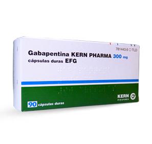Gabapentina Kern Pharma EFG 300 mg, 90 cáps.