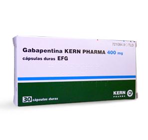 Gabapentina Kern Pharma EFG 400 mg, 30 cáps.