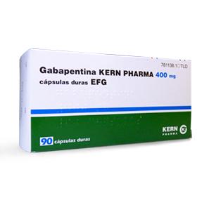 Gabapentina Kern Pharma EFG 400 mg, 90 cáps.