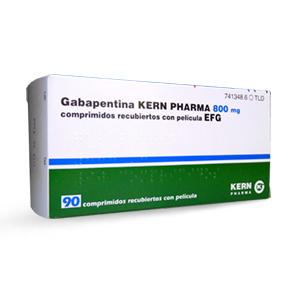 Gabapentina Kern Pharma EFG 800 mg, 90 compr. recub.