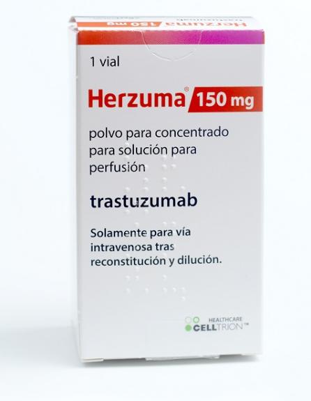 Herzuma 150 mg polvo para concentrado para solución para perfusión