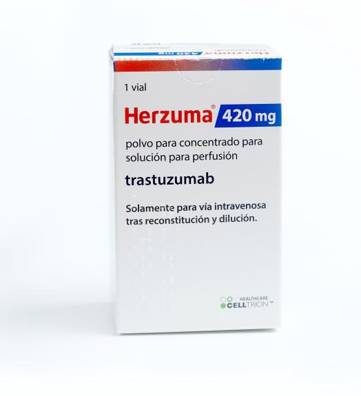 Herzuma  420 mg polvo para concentrado para solución para perfusión