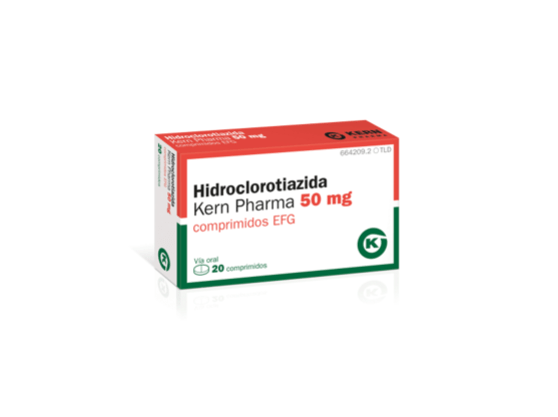 Hidroclorotiazida Kern Pharma 50 mg, 20 compr.