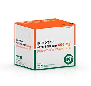 Ibuprofeno Kern Pharma EFG 600 mg, 40 sobres