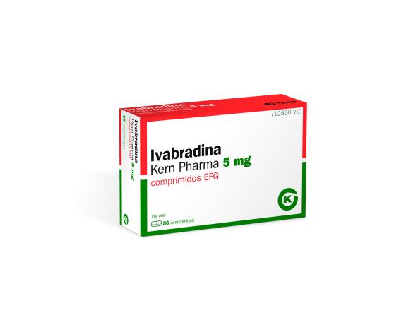Ivabradina EFG 5 mg, 56 comprimidos