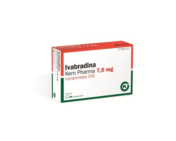 Ivabradina EFG 7,5 mg, 56 comprimidos