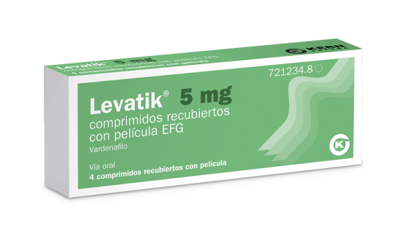 Levatik 5 mg comprimidos recubiertos con película EFG 4 comprimidos