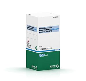 Levetiracetam Kern Pharma EFG 100 mg/ml, 300 ml