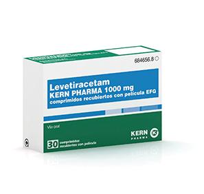 Levetiracetam Kern Pharma EFG 1000 mg, 30 compr. recub.