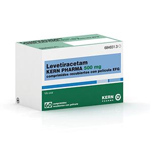 Levetiracetam Kern Pharma EFG 500 mg, 60 compr. recub.