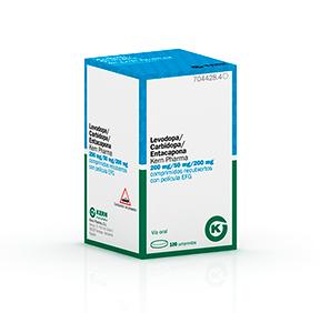 Levodopa/Carbidopa/Entacapona Kern Pharma 200 mg/50 mg/200 mg comp. recub.