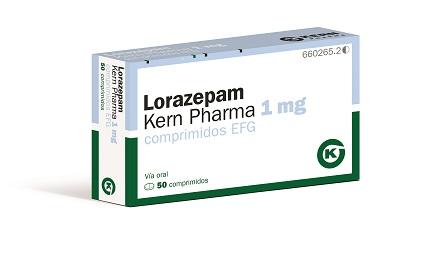 Lorazepam Kern Pharma EFG 1 mg, 50 compr.