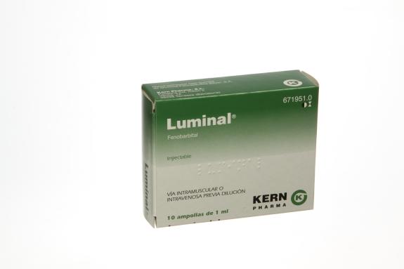 Luminal 200 mg/1ml 10 amp