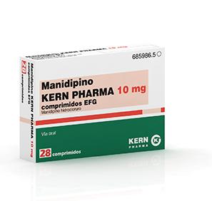 Manidipino Kern Pharma EFG 10 mg, 28 compr.