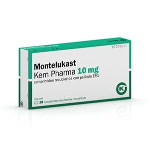 Montelukast Kern Pharma EFG 10 mg, 28 comp. recubiertos con película