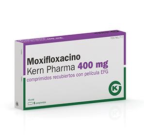 Moxifloxacino Kern Pharma 400 mg, 5 compr. recub.